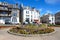 Pretty traffic island,Seaton.