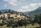 The pretty village of Montbrun-les-Bains in the DrÃ´me ProvenÃ§ale, France