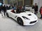 Pretty White Corvette Sports Car