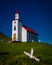 Pretty whitewashed church in Iceland