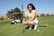 Pretty Woman Golfing