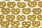 Pretzels salted cookies background