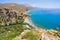 Preveli palm beach on Crete island, Greece