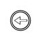 Previous icon flat design round buttons arrow white background