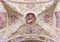 PRIBRAM, CZECH REPUBLIC - APRIL 21, 2017: Baroque monastery at Svata Hora The Holy Mountain, Basilica minor and cloister, Pribra