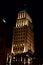 Price Building by night in Quebec City, Canada