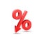 Price low down icon concept. Interest low price 3d percent discount vector icon reduction arrow decrease