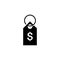 Price tag icon flat vector template design trendy