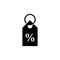 Price tag icon flat vector template design trendy