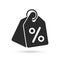 Price tag icon. Shopping tags simple icon. Flat vector illustration