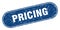 pricing sign. pricing grunge stamp.