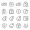 Pricing tag icon illustration vector set. Contains such icons as marketing, purchases, sale, price, label, discount, and more. Exp