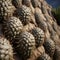Prickly Cactus Vegetation: Surrealistic Dystopia In Unreal Engine