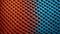 Prickly Woven Fabric Texture Background With Vibrant Color Usage