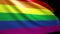 Pride Flag Background Seamless Looping with Luma Matte