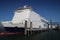 Pride of Hull, ferry in the Europoort harbor in the port of Rotterdam, heading to Hull in England