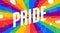 Pride, LGBT flag. Poster, banner