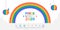 Pride Month 2020 - June - vector banner template with the LGBT rainbow as a symbol of LGBT community.