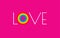 Pride pink background with rainbow flag love parade concept - vector illustration for pride month