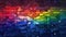Pride Rainbow Colorful abstract creative modern background. LGBT Happy pride month diversity, inclusivity, LGBTQ Concept