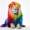 Pride Of A Rainbow-maned Lion: A Toyism Inspired Solarization Effect