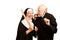 Priest admonsihes mean nun