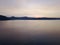 Priest lake in Idaho at sunset