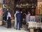 A priest reads a prayer at the wedding ceremony held in the Orthodox tradition in Greek Orthodox monastery of the twelve apostles