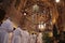 Priests at mass in Palma de Mallorca cathedral