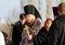 The priests of the Orthodox Church reads the prayer.