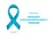 Primary immunodeficiency blue low poly ribbon web