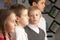 Primary Schoolchildren Standing In Classroom