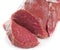 Prime fresh Fillet steak sliced