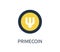 Primecoin Cryptocurrency Icon Vector Illustration