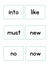 Primer Sight Words Flashcards - 4