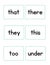 Primer Sight Words Flashcards - 7