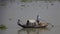 Primitive Boat on the Ganges River