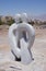 Primitive city sculpture in Eilat