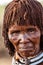 Primitive Hamar Lady in Omo Valley in Ethiopia