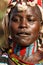 Primitive Hamar Lady in Omo Valley in Ethiopia