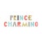 Prince charming - Hand drawn nursery poster with lettering in scandinavian style.