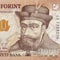 Prince Gabor Bethlen portrait from Hungary 2000 Forints 2017 Banknote fragment