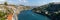 Prince Henry Bridge or Ponte do Infante D. Henrique over Douro Rive between cities of Porto and Vila Nova de Gaia, Portugal