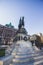 Prince Mihailo Monument located in the main Republic Square in Belgrade