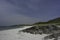 Prince`s Beach on Eriskay on a summer day