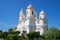 Prince-Vladimir Vladimirskiy Cathedral on a sunny May day. Saint-Petersburg, Russia