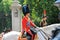 Prince William, London, UK, - June 17 2017; Prince William, Prince charles and Princess Anne in Trooping the colour parade on