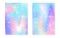 Princess background with kawaii rainbow gradient. Magic unicorn