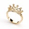 Princess Crown Gold Ring - Uhd Image With Symbolic Elements