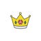 Princess crown vector illustration